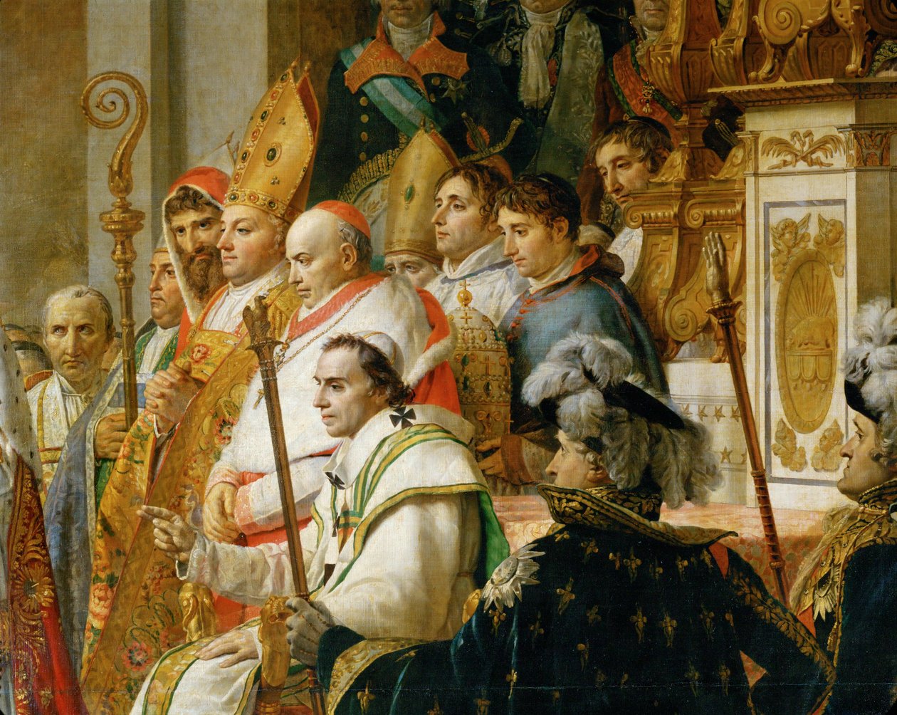 Kröningen av Napoleon i Notre-Dame ... av Jacques Louis David