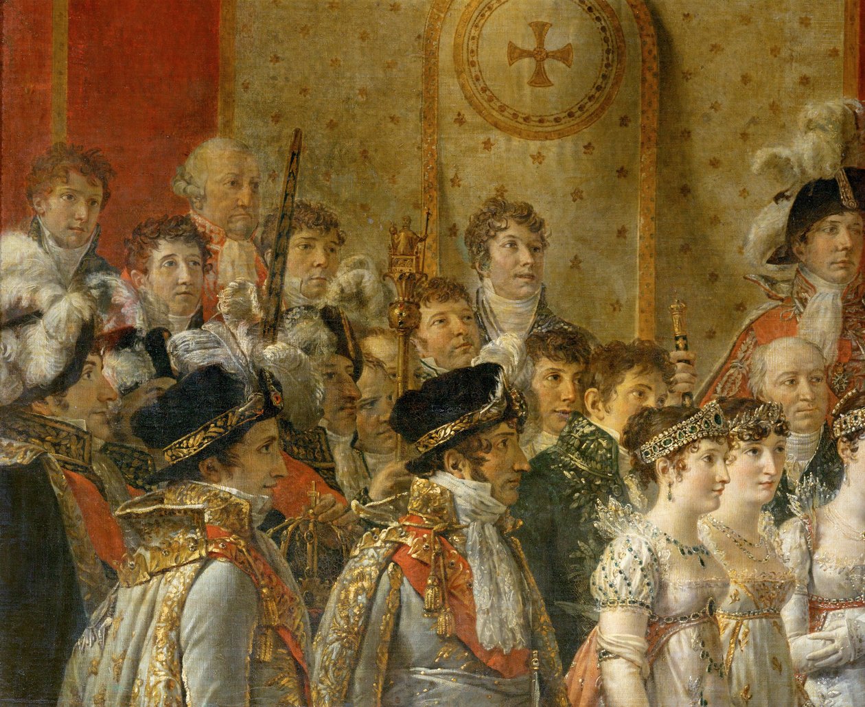 Kröningen av Napoleon i Notre-Dame ... av Jacques Louis David