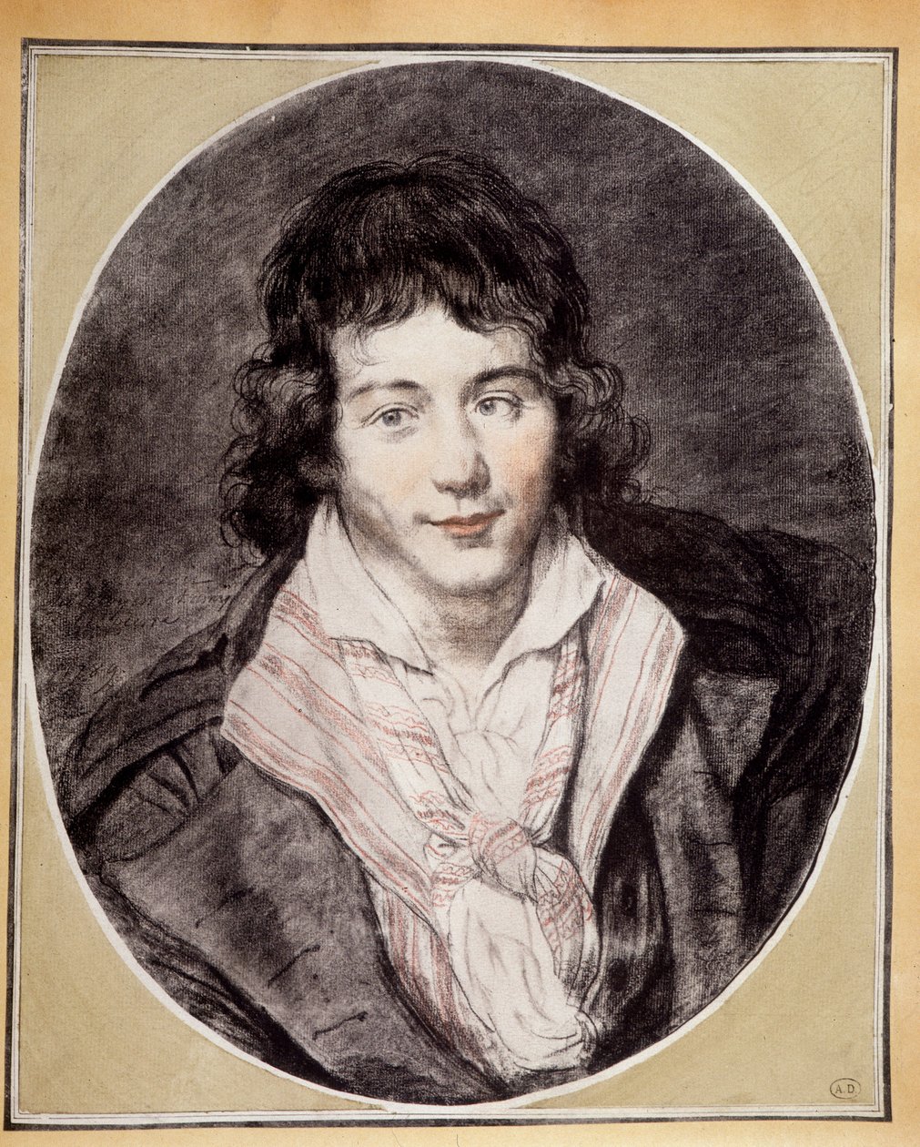 Självporträtt av Jacques-Louis David av Jacques Louis David