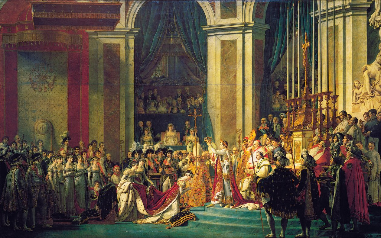 Napoleons kröning i Notre-Dame de Paris den 2 december 1804