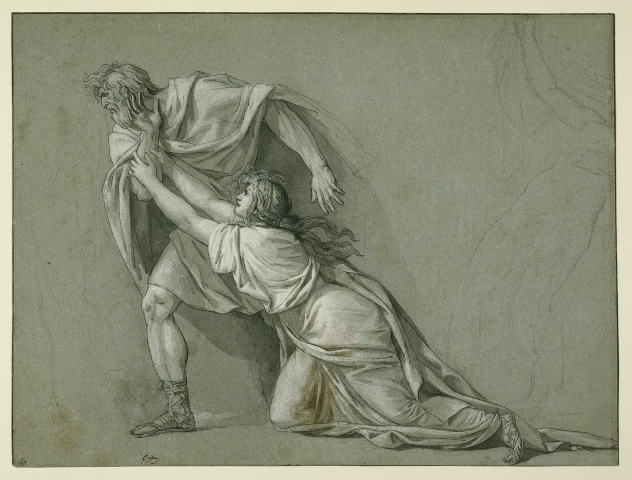 Marcus Attilius Regulus avresa till Karthago av Jacques Louis David