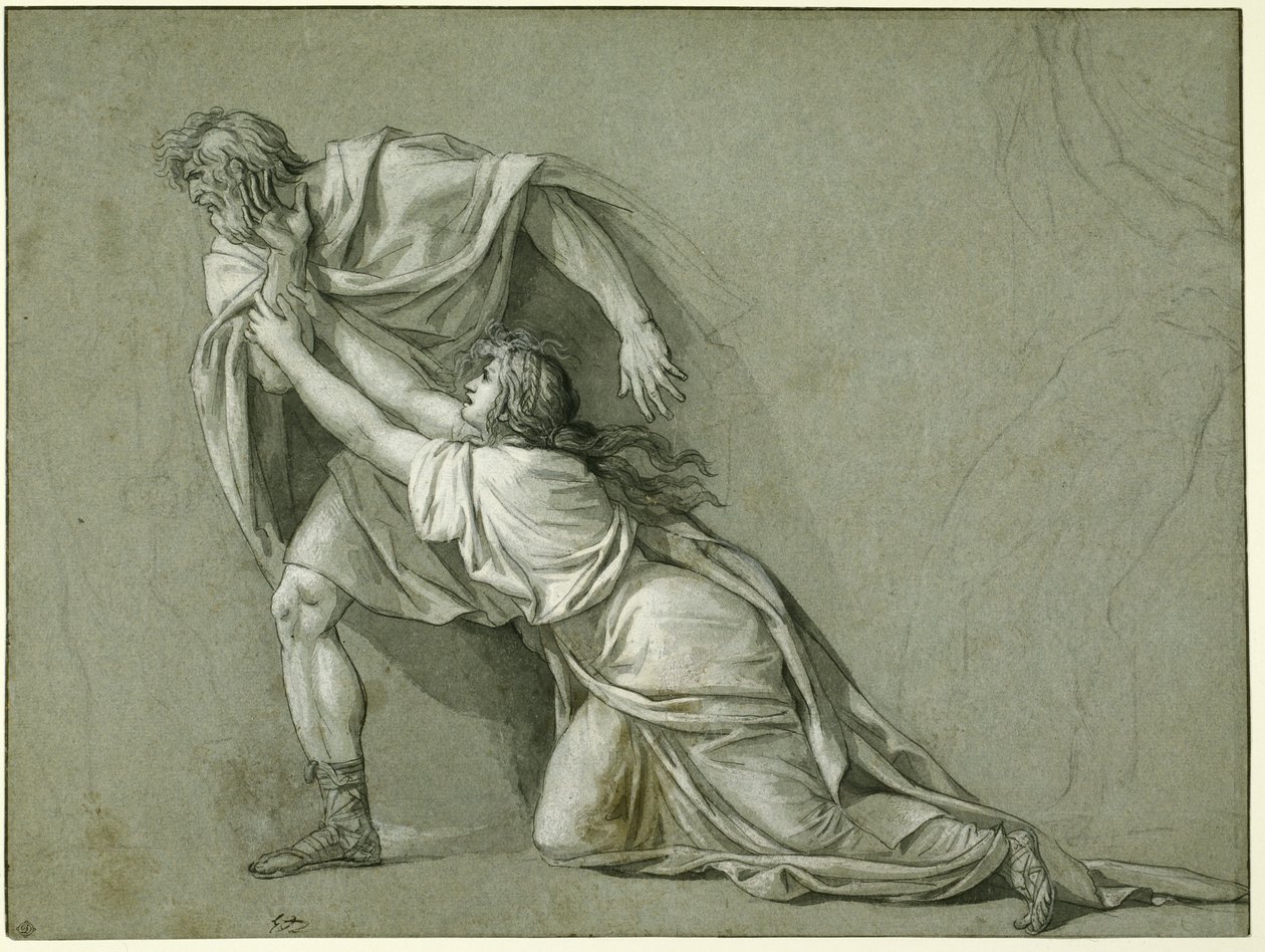 Marcus Attilius Regulus avresa till Kartago, 1785-86 av Jacques Louis David