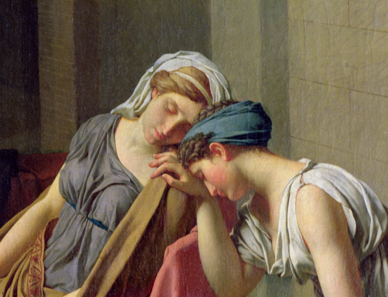 Horatiis ed, 1784 (detalj av 2290) av Jacques Louis David