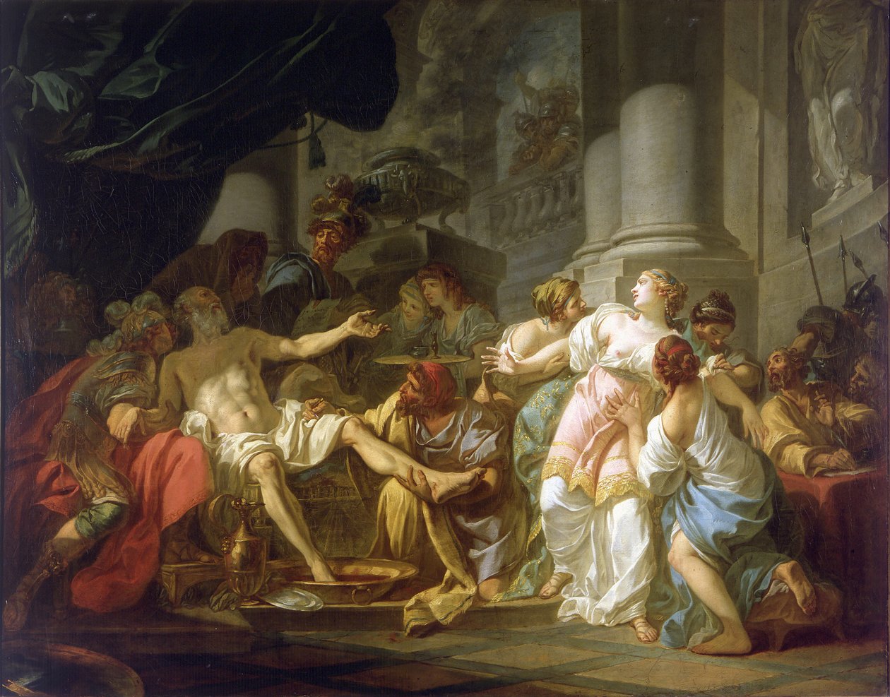 Senecas död av Jacques Louis David