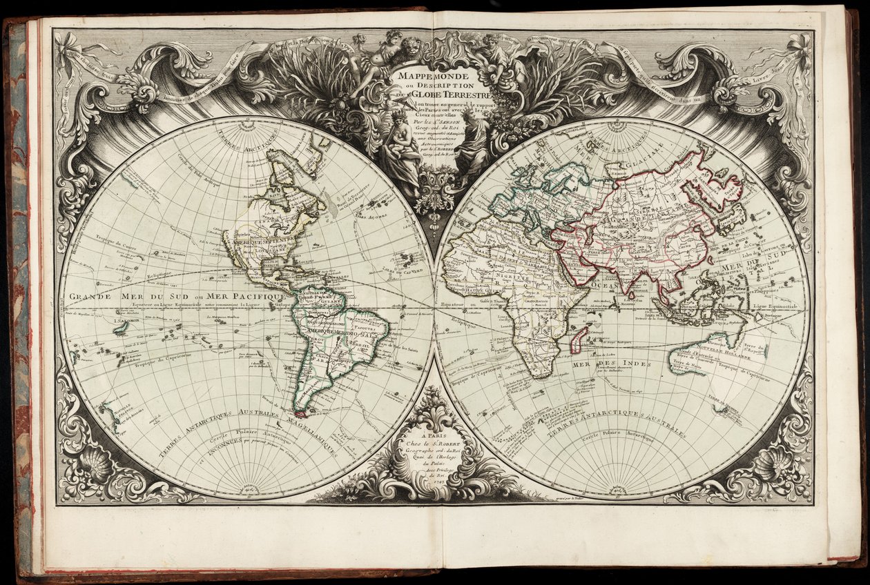 Kartor och planer över Amerika. LOC 2003623376-19 av Jacques Nicolas Bellin