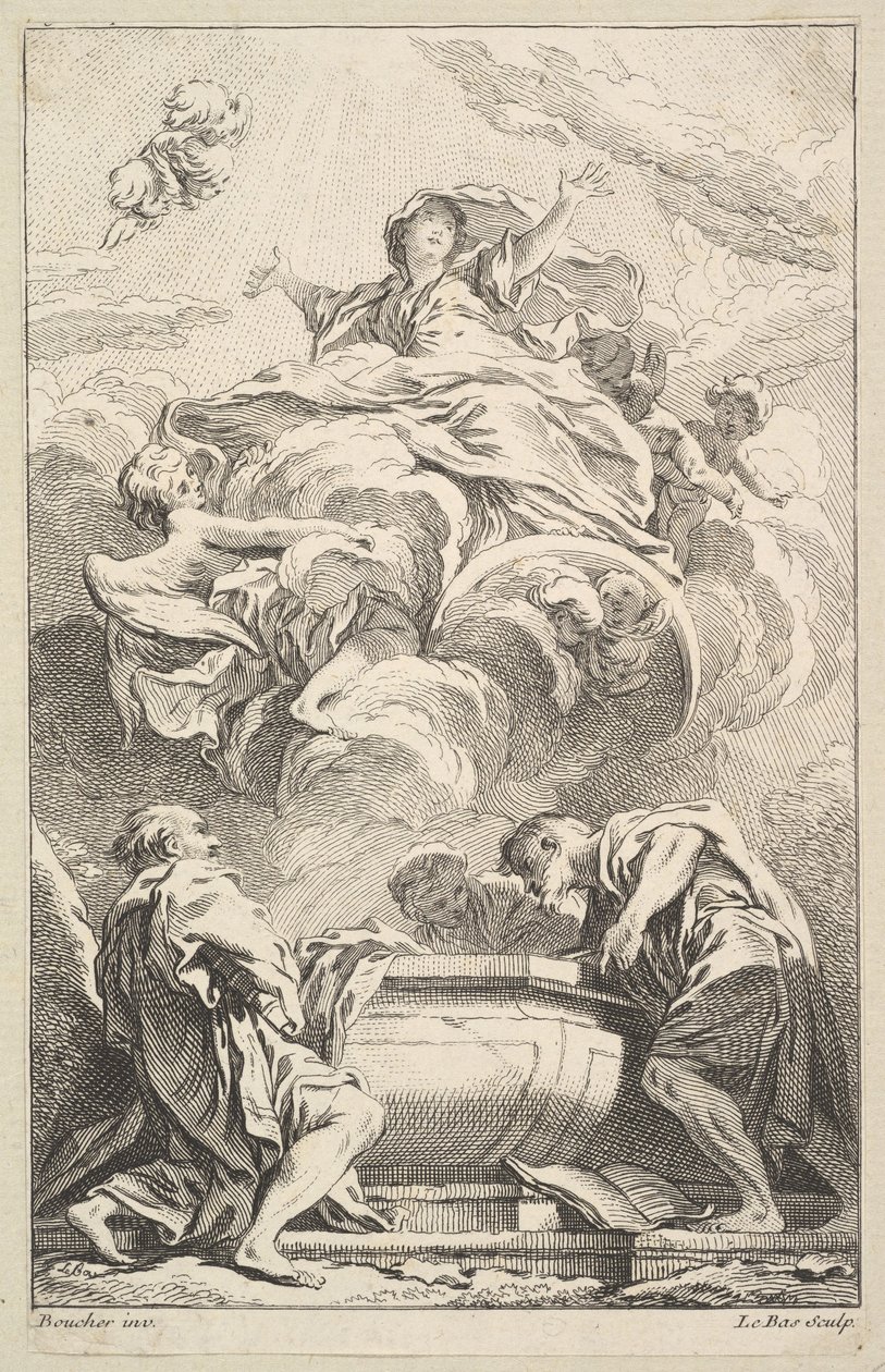 Antagandet. av Jacques Philippe Le Bas