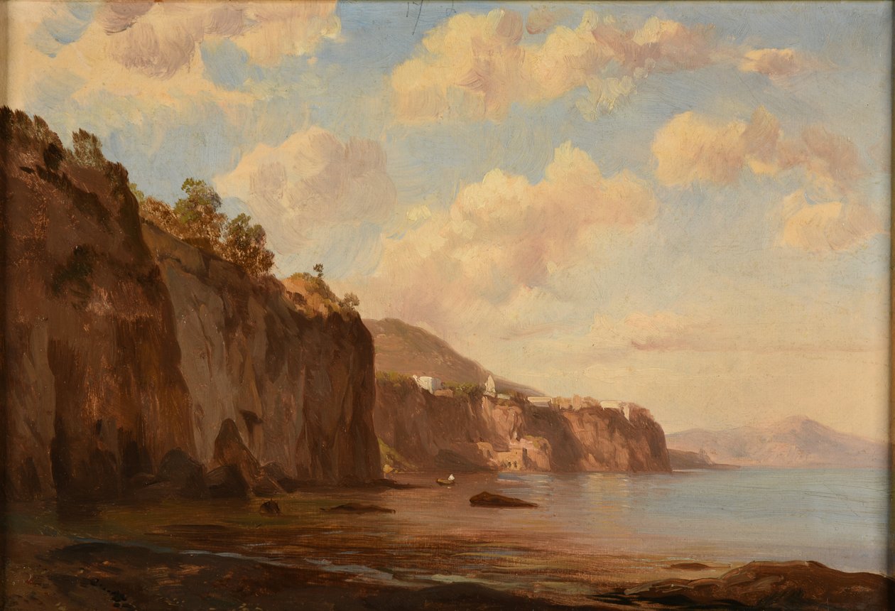 Klippor vid havet av Jacques Raymond Brascassat