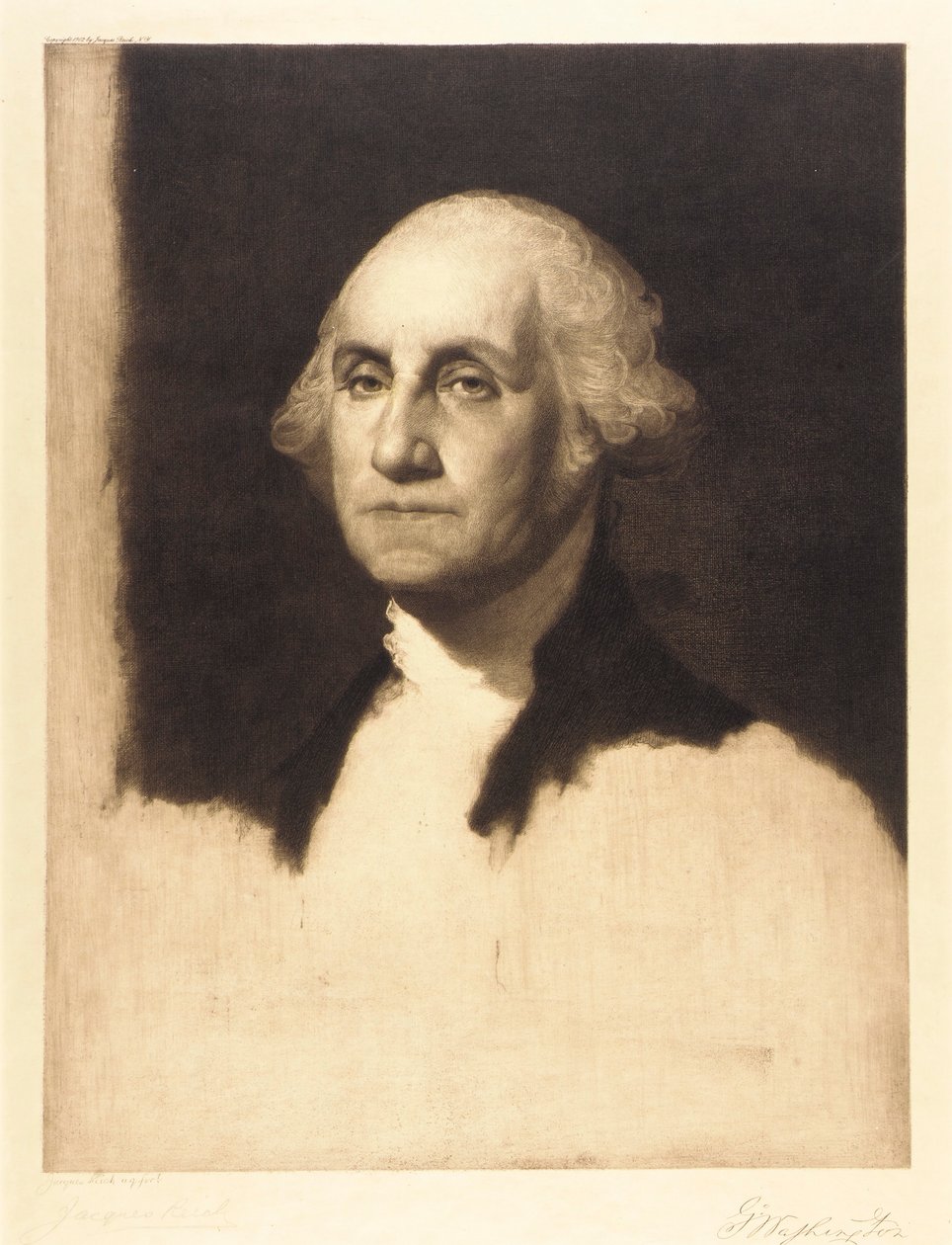 George Washington av Jacques Reich