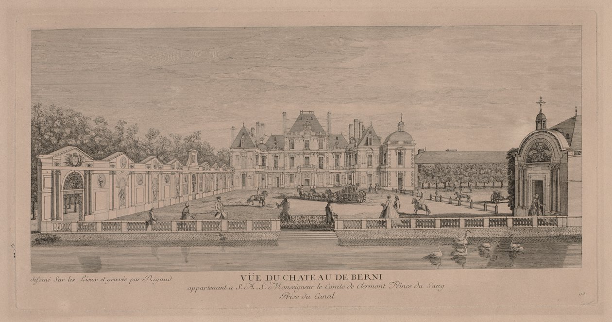 Chateau of Berny av Jacques Rigaud