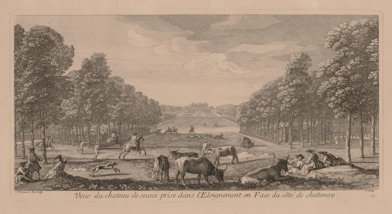 Chateau of Berny av Jacques Rigaud