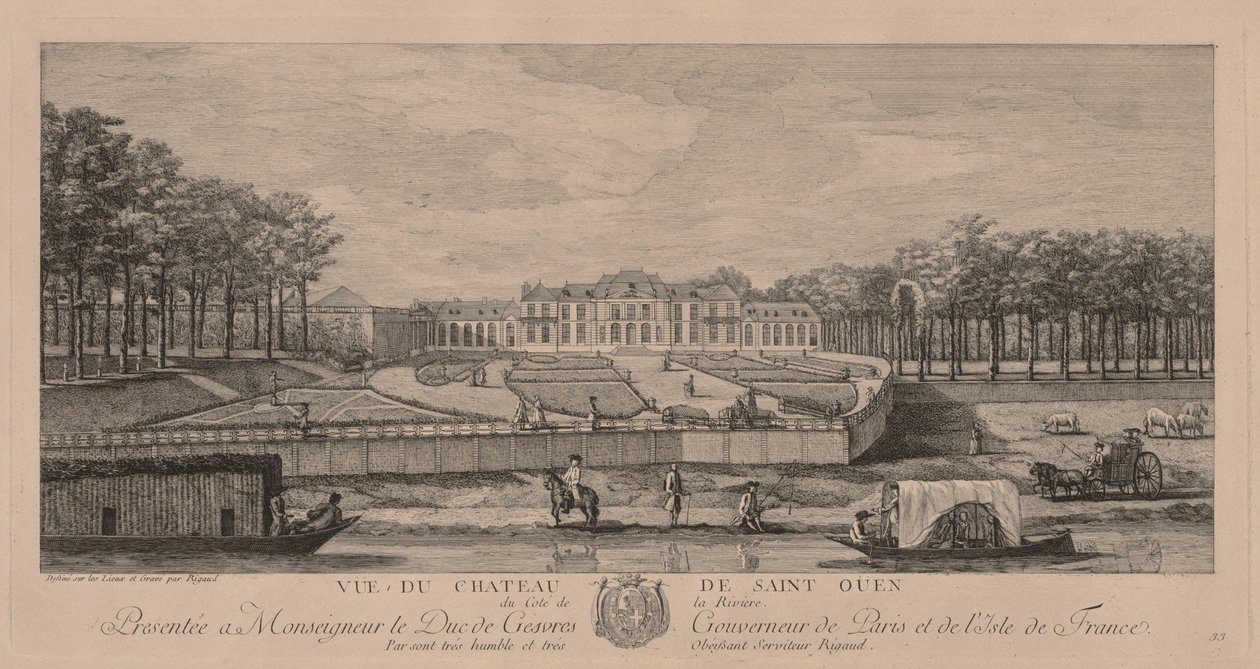 Chateau de Saint Ouen. av Jacques Rigaud