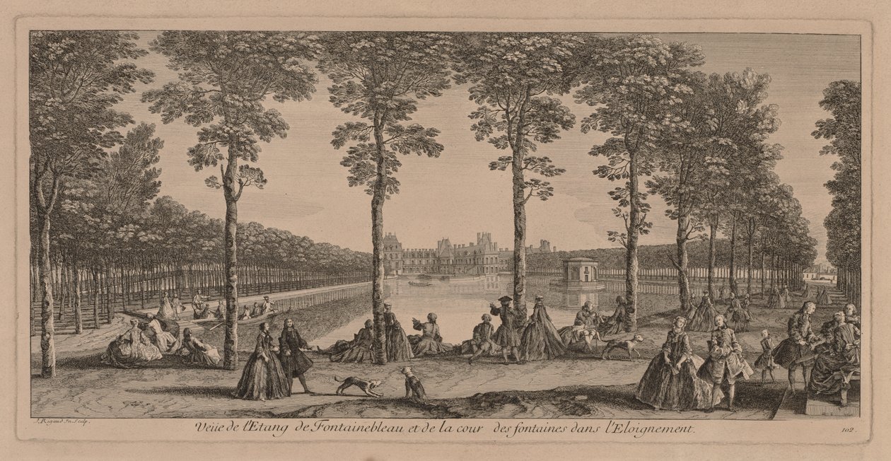 Poolen i Fontainebleau av Jacques Rigaud
