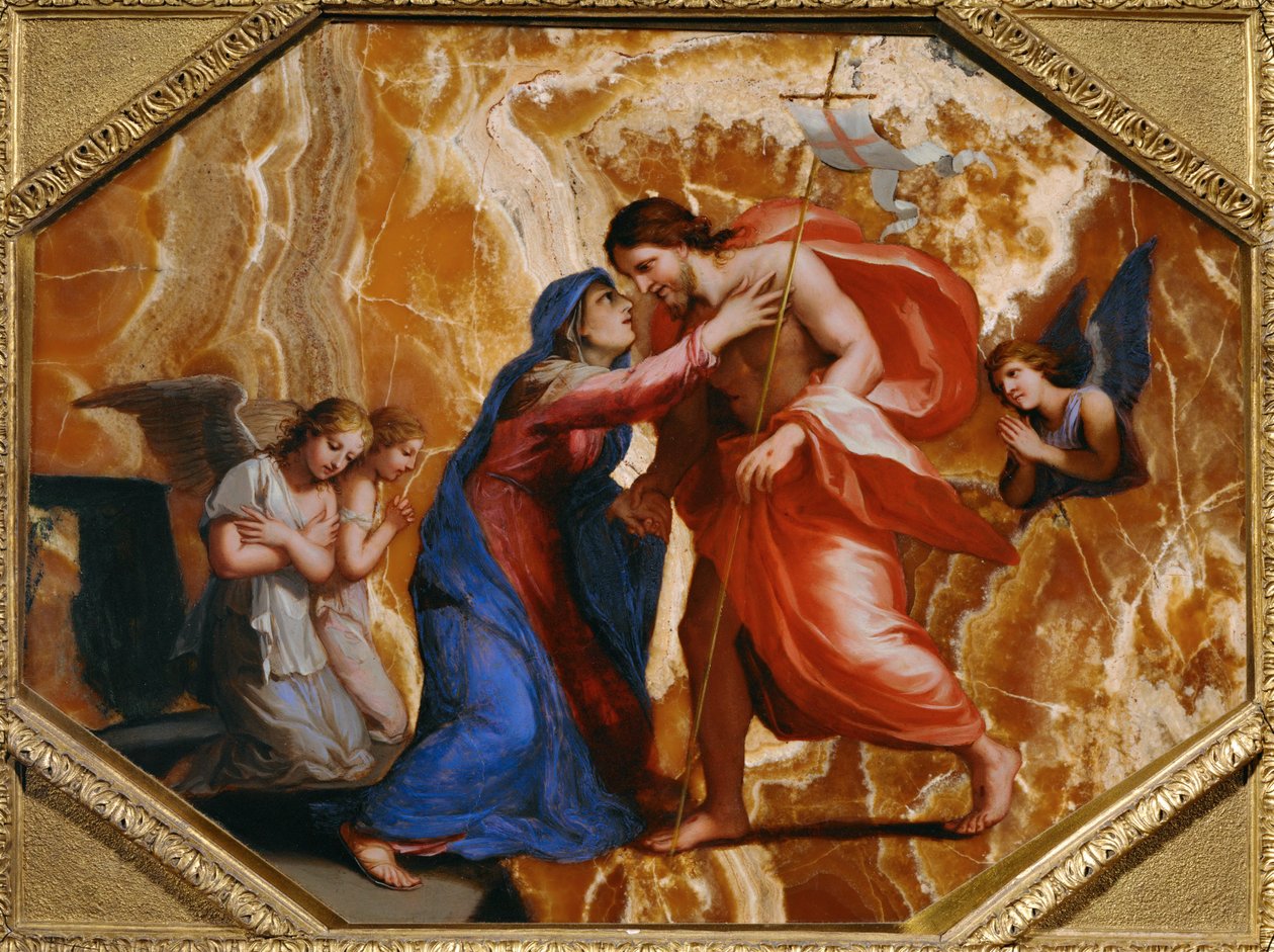 Jesus Christ recoit la Vierge dans le ciel - Kristus tar emot Jungfru Maria i himlen ... av Jacques Stella