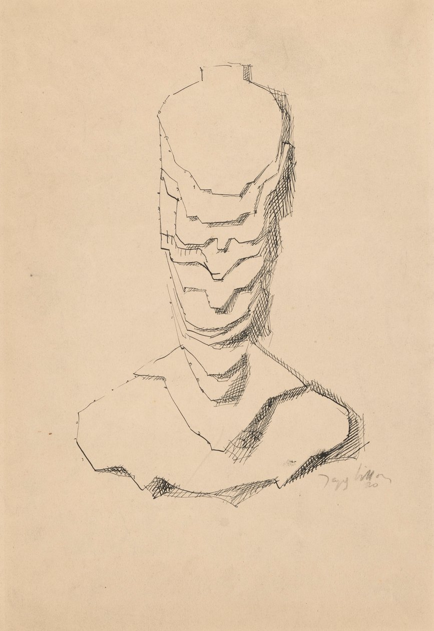 Abstrakt konstruktion (Baudelaire) av Jacques Villon