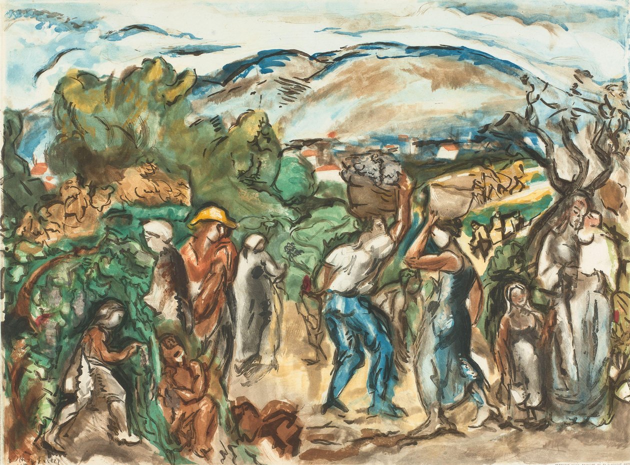 Skördefigurer Friesz, Les Vendanges (originaltitel) av Jacques Villon