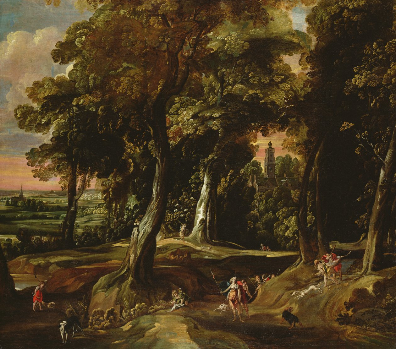 Jägaren Diana av Jacques d Arthois