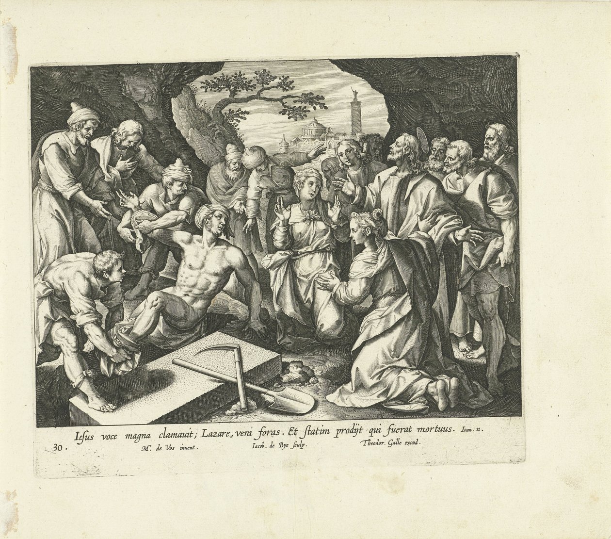 Uppfostran av Lazarus Vita, passio et resvrrectio Iesv Christi (serietitel) Life, Passion and Resurrection of Christ (serietitel) av Jacques de Bie