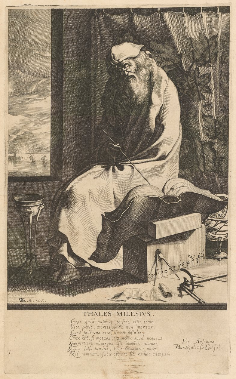 Thales Milesius, #1 från serien The Seven Wise Men of Greece av Jacques de Gheyn III
