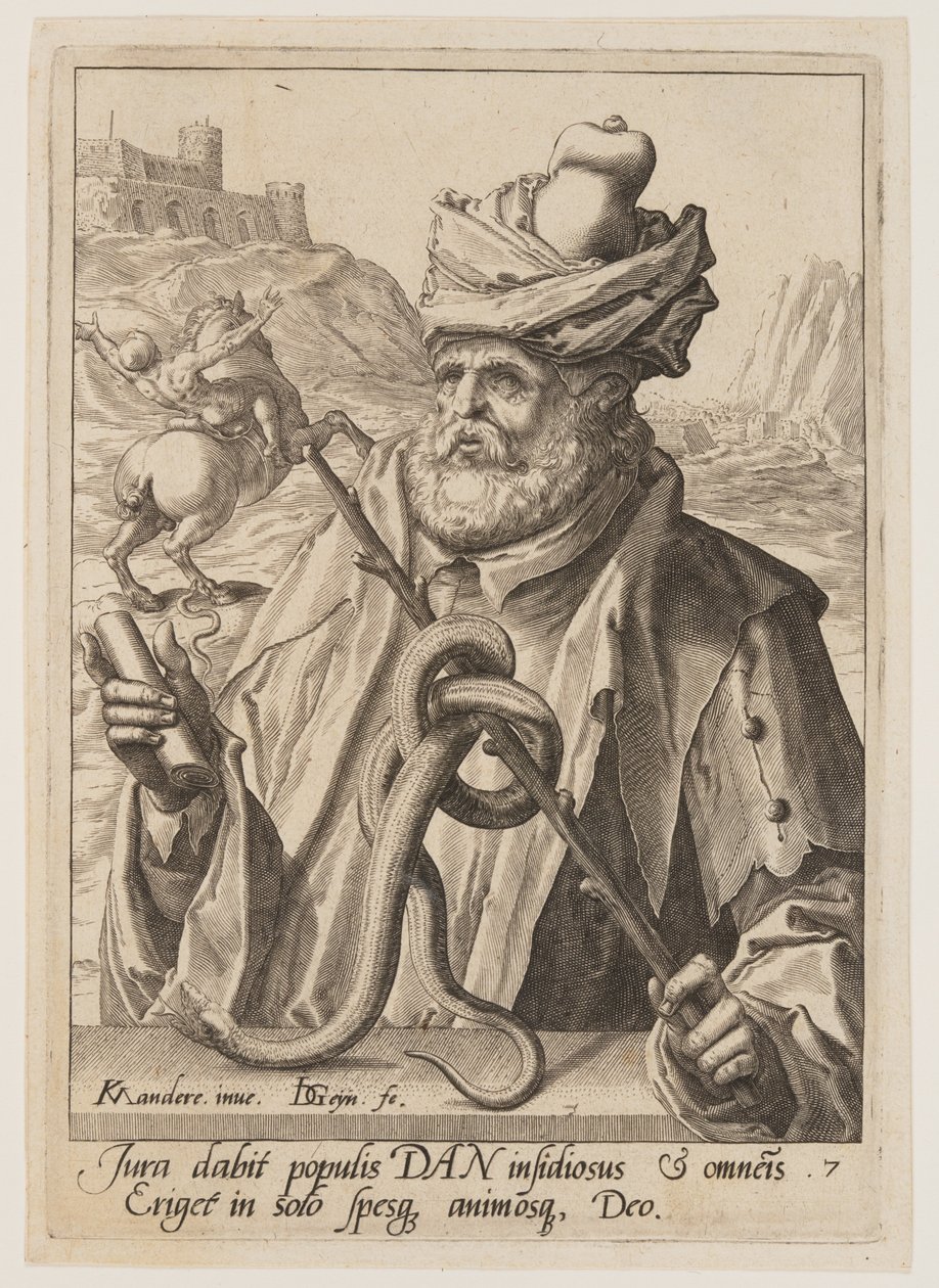 Dan, från Jacobs tolv söner av Jacques de Gheyn II