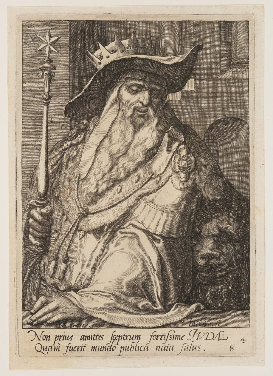 Juda, från Jakobs tolv söner av Jacques de Gheyn II