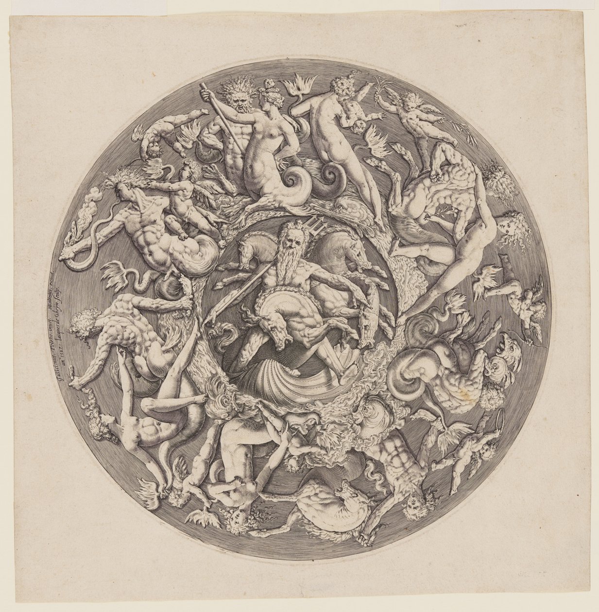Neptunus kungarike av Jacques de Gheyn II