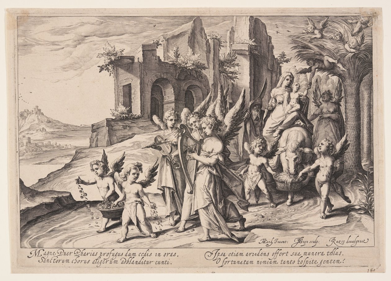 Återkomst från flykten till Egypten av Jacques de Gheyn II