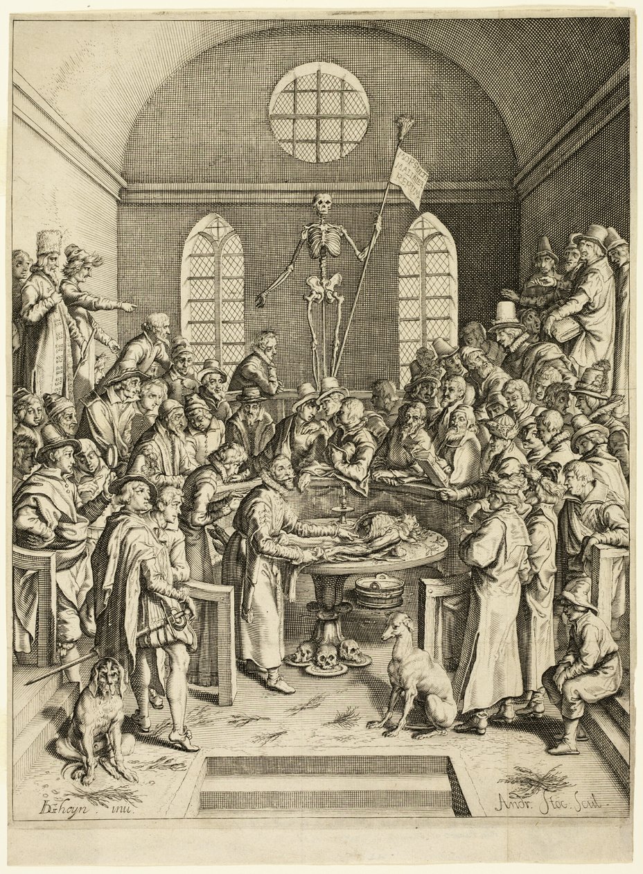 Professor Pauws anatomiska lektion av Jacques de Gheyn II