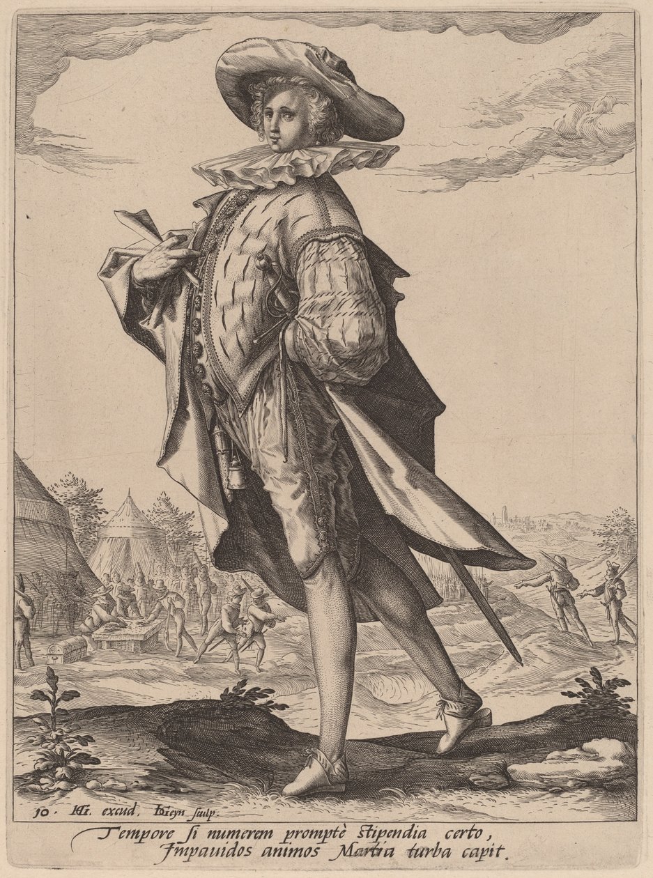 Skattmästare av Jacques de Gheyn II after Hendrik Goltzius