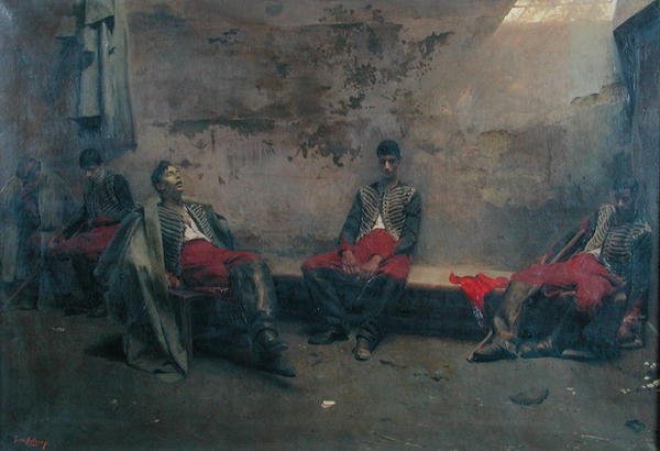 Krigsfångar, före 1884 av Jacques de Lalaing