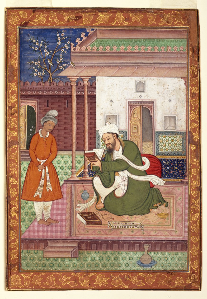 En lärd man med sin elev, ca 1570 av Jagjivan