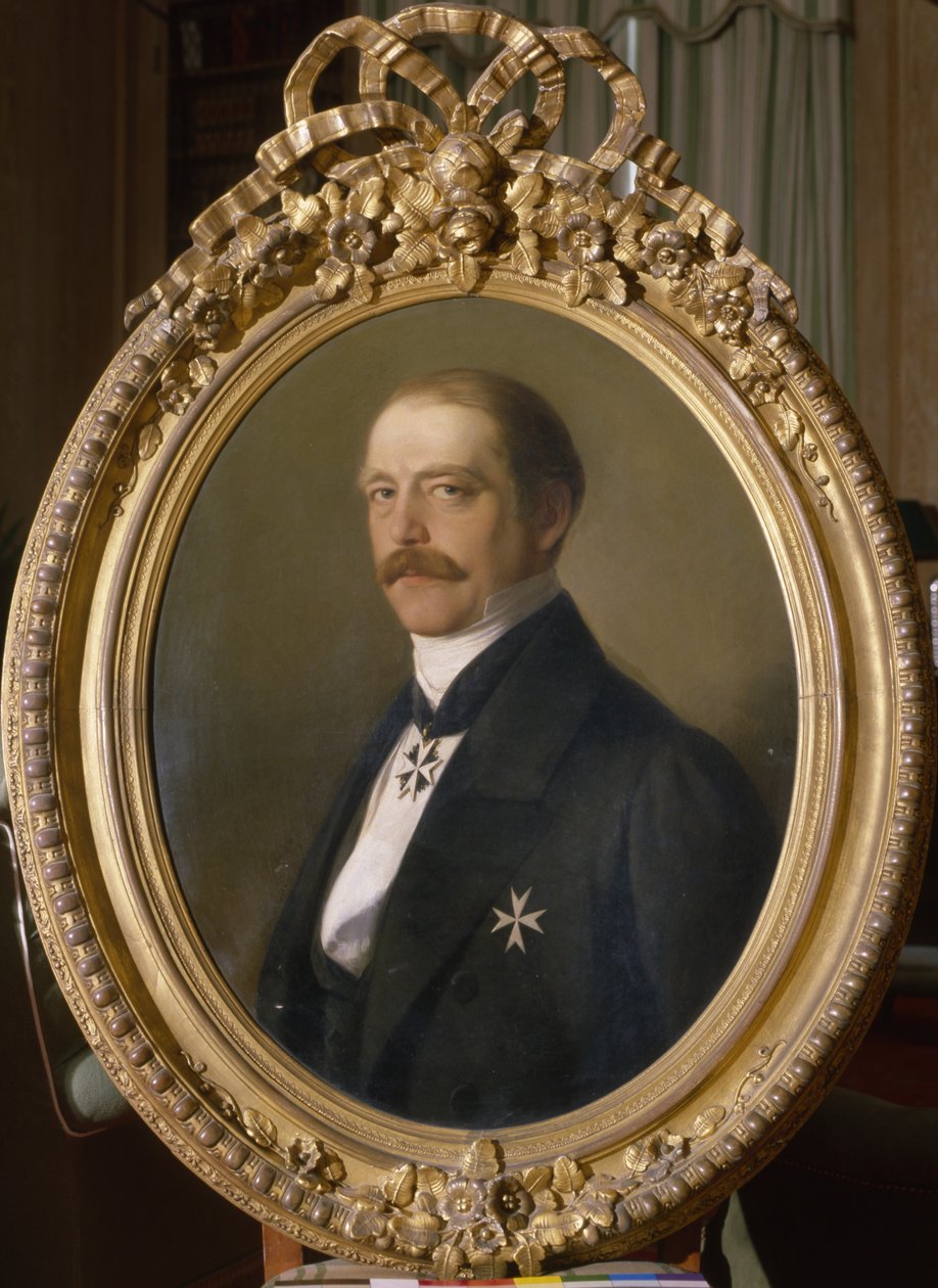 Otto von Bismarck som Preussens sändebud till Tyska förbundets riksdag i Frankfurt, 1855 av Jakob Becker