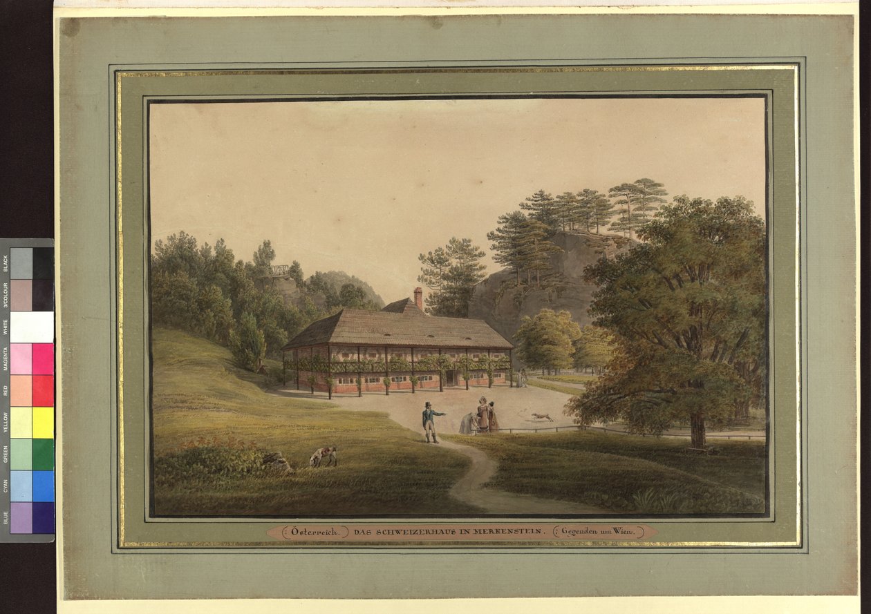 Schweizerhuset i Merkenstein av Jakob Alt