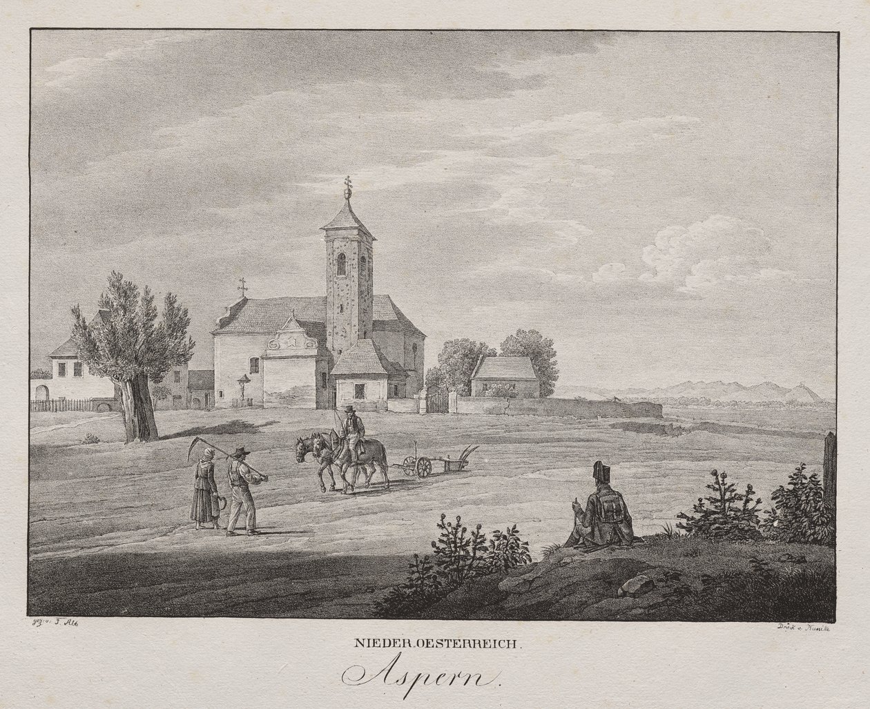 Nedre Österrike, Aspern av Jakob Alt