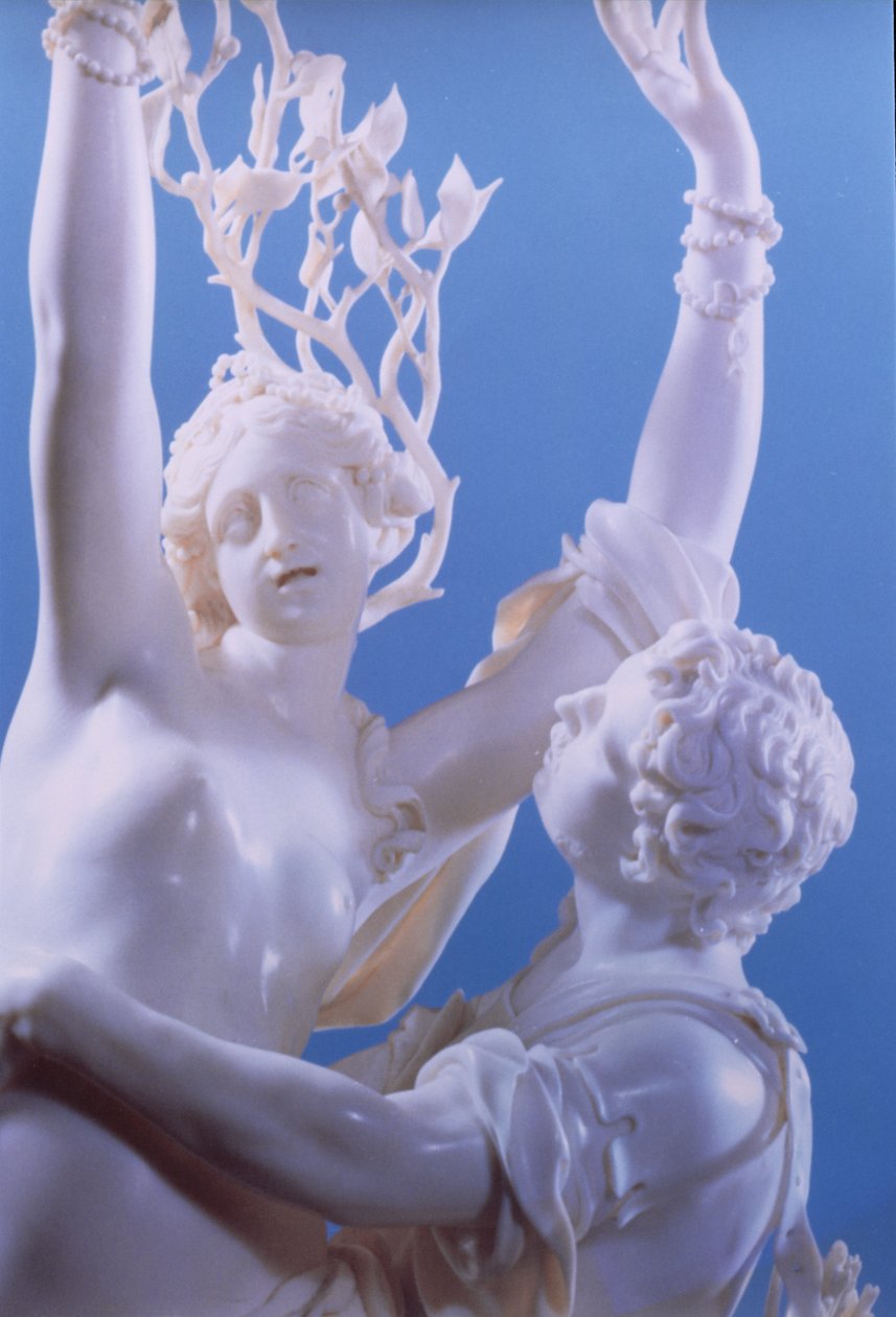 Detalj av Apollo och Daphne av Jakob Auer