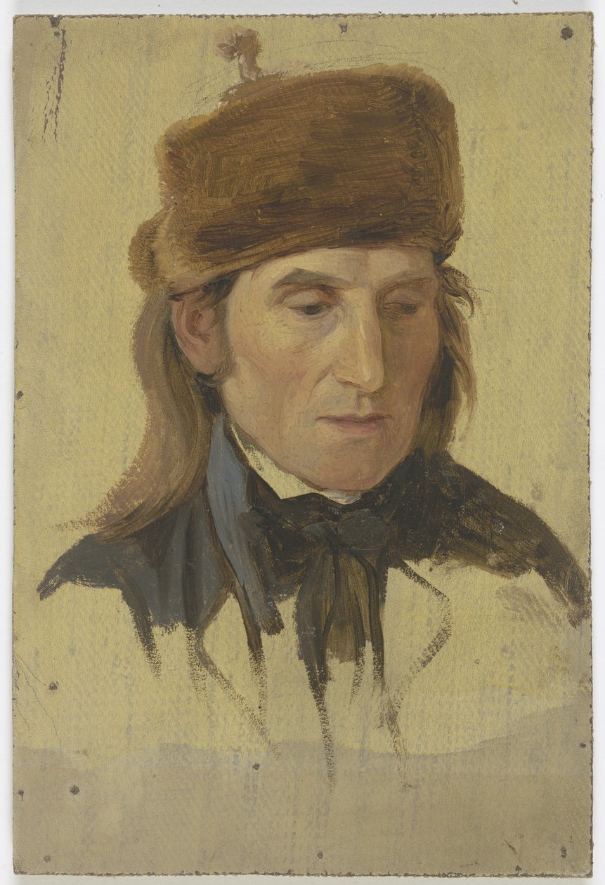 Bonde med pälsmössa av Jakob Becker