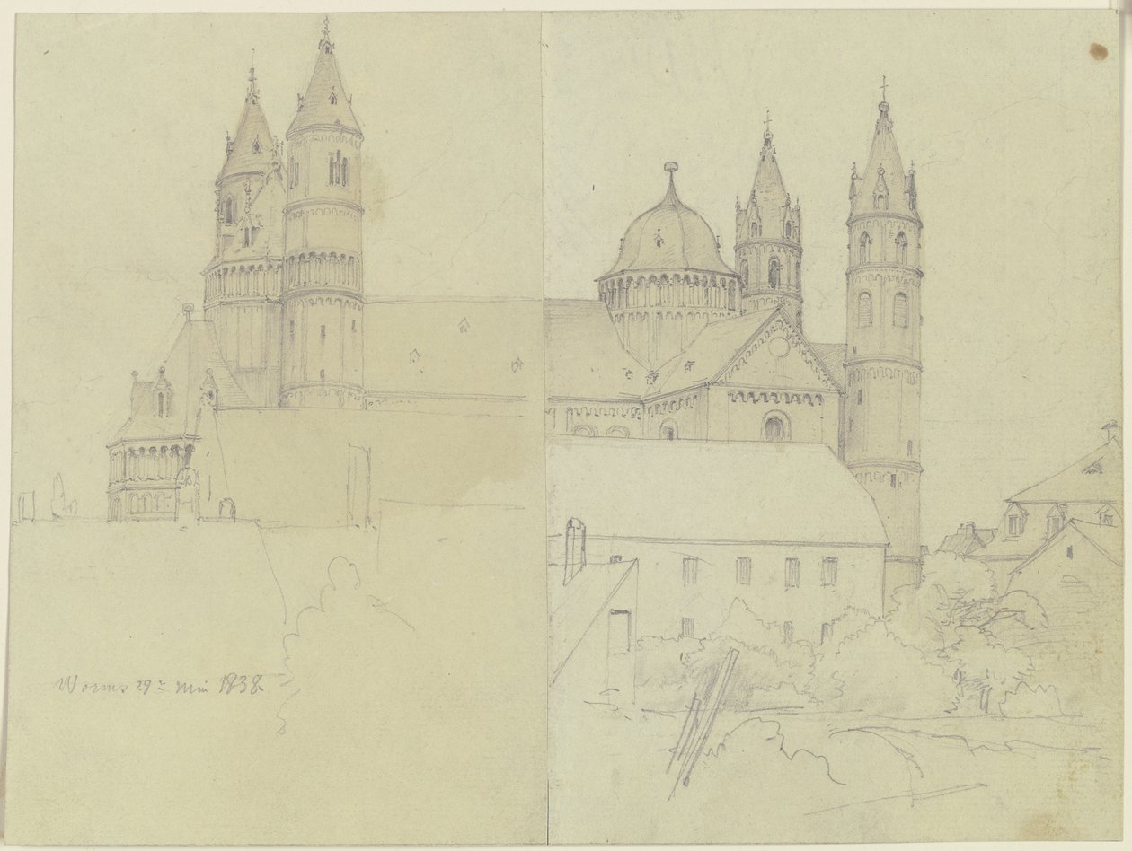 Worms domkyrka av Jakob Becker