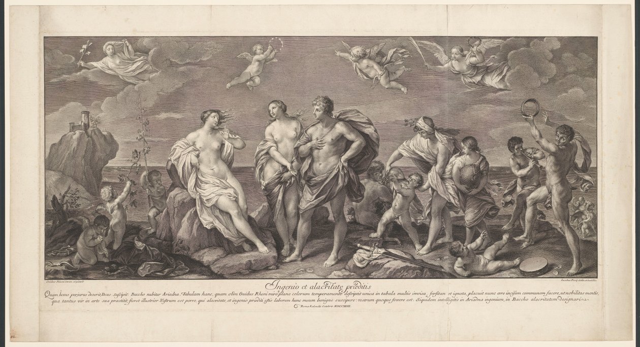 Bacchus och Ariadne av Jakob Frey (I)