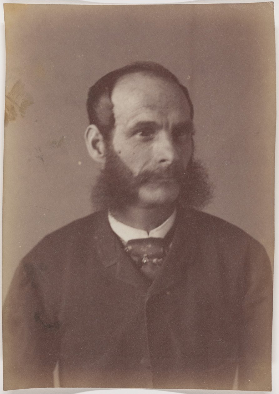 [Porträtt av en man med polisonger] av Jakob Höflinger