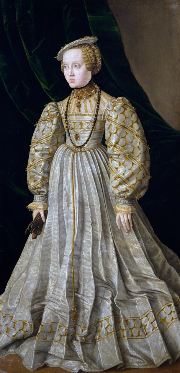 Porträtt av Anna av Österrike (olja på duk) av Jakob Seisenegger