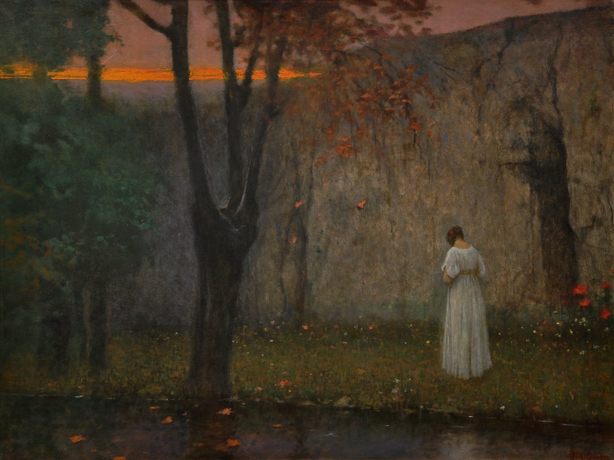 Höstgryning, 1910 av Jakub Schikaneder