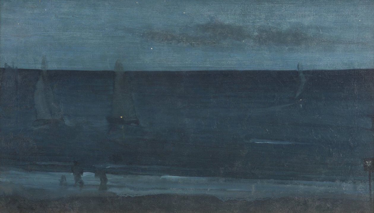Nocturne- Blått och Silver — Bognor av James Abbott McNeill Whistler