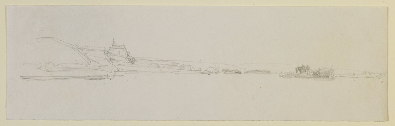 Pfalz, 1858 (penna på vitt papper) av James Abbott McNeill Whistler