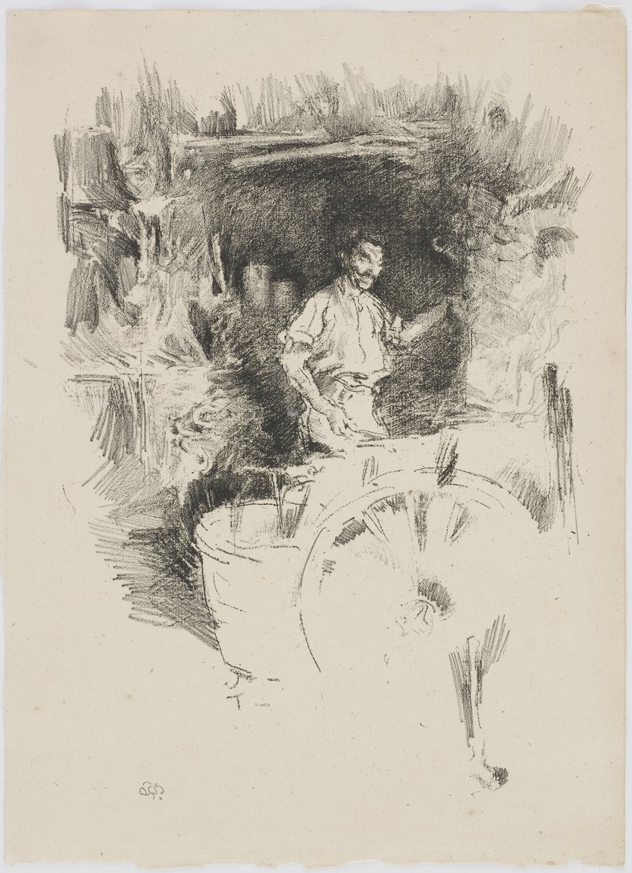 Smeden, 1895-96 (lito på papper) av James Abbott McNeill Whistler