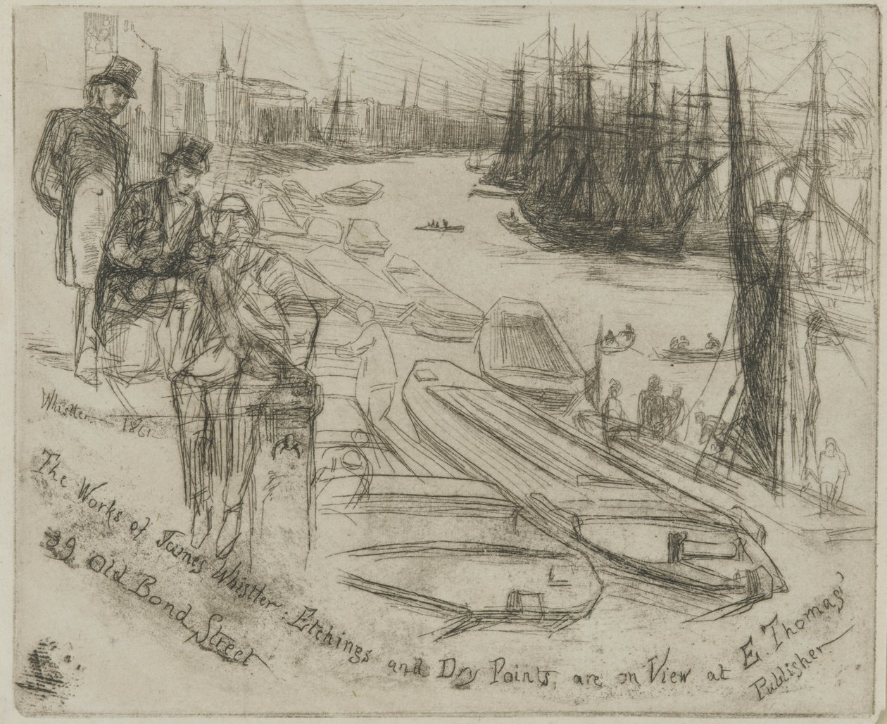 The Little Pool, 1861 (etsning på papper) av James Abbott McNeill Whistler