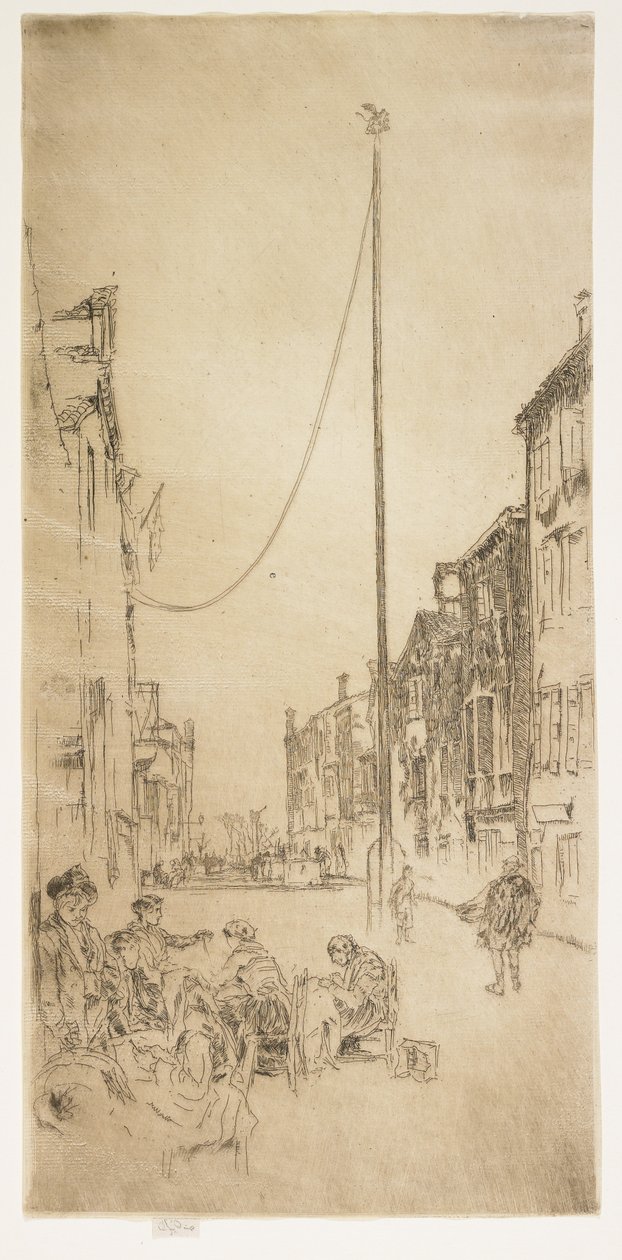 The Mast, 1879-1880 av James Abbott McNeill Whistler