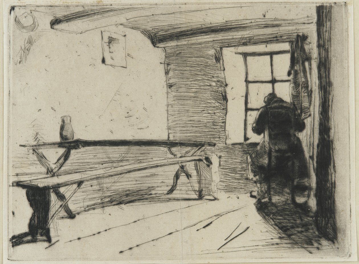 Den snyltare, ca 1861 (torrnål på papper) av James Abbott McNeill Whistler