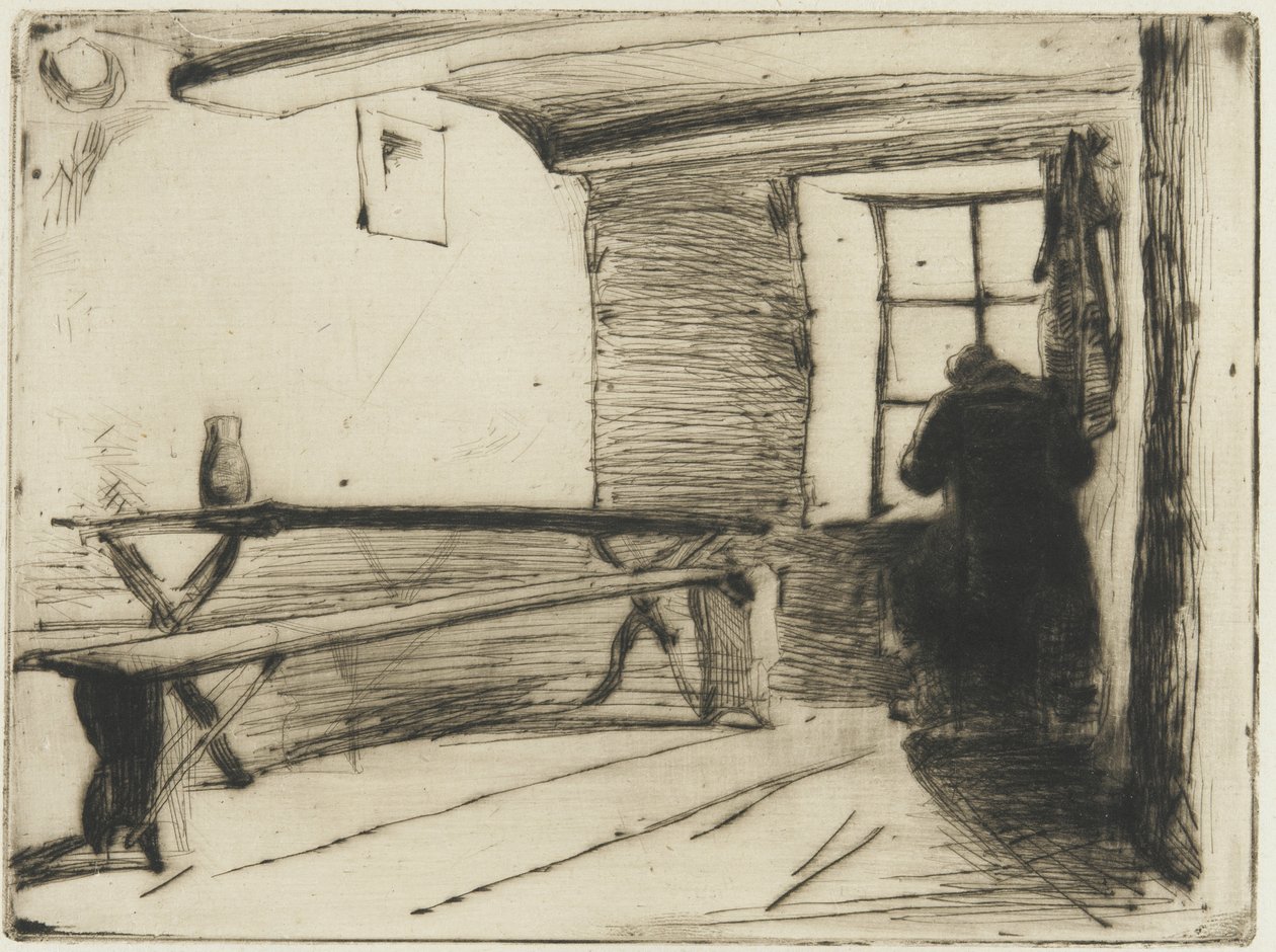 The Miser, ca 1861 (torrnål på papper) av James Abbott McNeill Whistler