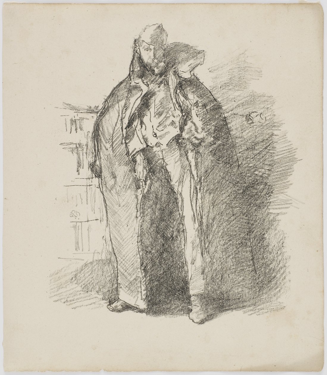 Den ryska Schube, 1896 (lito på papper) av James Abbott McNeill Whistler