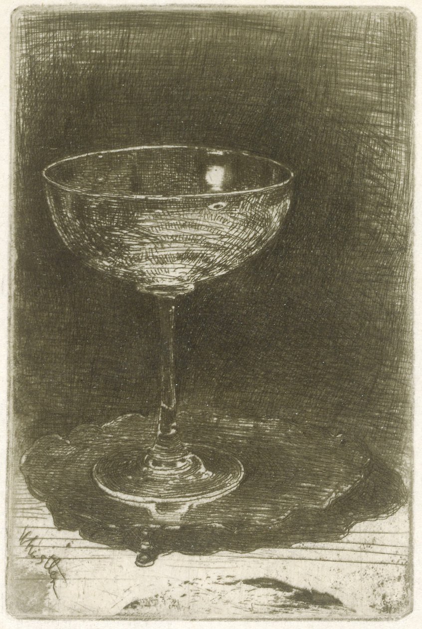 Vinglaset, 1858 av James Abbott McNeill Whistler