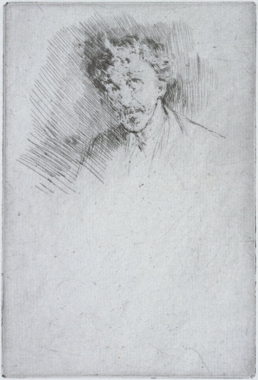 Whistler med det vita låset, 1879 av James Abbott McNeill Whistler